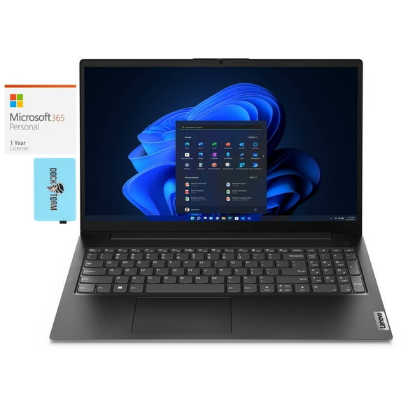 Lenovo V15 G4 ABP Home/Business Laptop (AMD Ryzen 7 7730U 8-Core, 15.6in 60 Hz Full HD (1920x1080), AMD Radeon, 24GB RAM, 1TB PCIe SSD, Win 11 Pro) with Microsoft 365 Personal , Dockztorm Hub