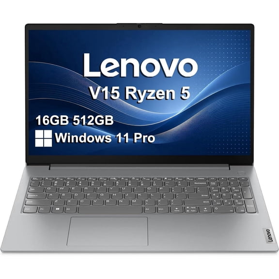 Lenovo V15 G4 Business Laptop|15.6" Full HD Display|AMD Ryzen 5 7520U|16GB RAM|512GB SSD|Wifi-6|Windows 11 Pro