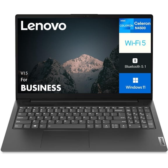 Lenovo V15 Gen 2 Business Laptop 15.6" FHD Anti-Glare Display (Intel Celeron N4500, 32GB DDR4, 1TB PCIe SSD, Intel UHD Graphics, WiFi, HD Webcam, RJ-45, HDMI, English Keyboard (UK), Win 11 Home)