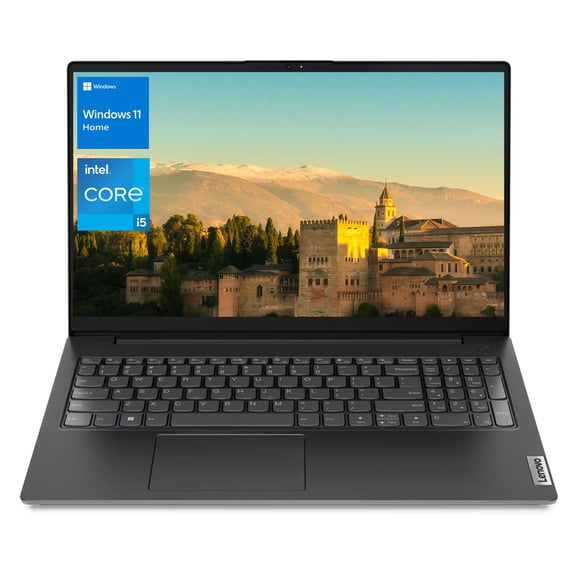 Lenovo V15 Gen 3 Business 15.6" FHD Laptop, Intel Core i5-1235U, 24GB RAM, 1TB SSD, HDMI, RJ-45, Webcam, Wi-Fi 6, Windows 11 Home, Black