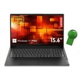 thumbnail image 1 of Lenovo V15 Newest 15.6" FHD Business Laptop Computer, Intel Dual-core Processor, 16GB DDR4 RAM, 256GB PCIe SSD, WiFi, Bluetooth 5.1, Numeric Keypad, USB Type-C, Webcam, Windows 11 Pro, Black, 1 of 6