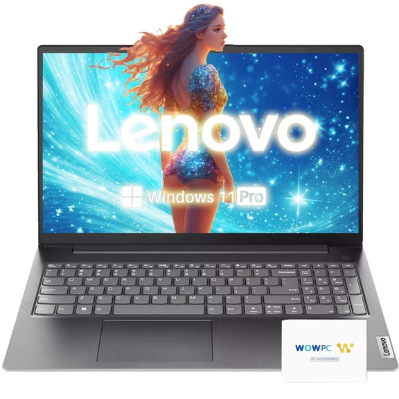Lenovo V15 Series Laptop | 15.6 FHD Display | 16GB RAM | 1.5TB Storage (1TB SSD + 512GB External Storage) | Low-Blue Light | Intel CPU | HDMI | Ethernet Port | Webcam | Windows 11 Pro