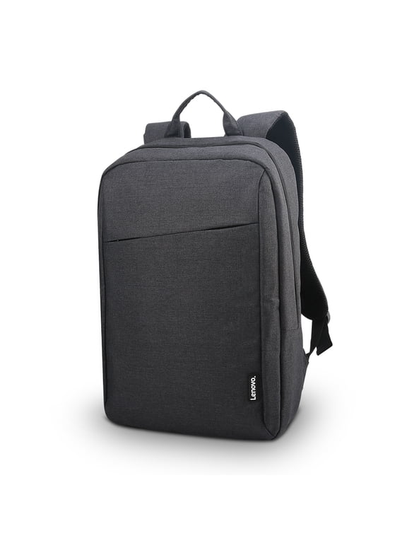 Lenovo Water-Repellent Polyester 15.6" Laptop Backpack, Black