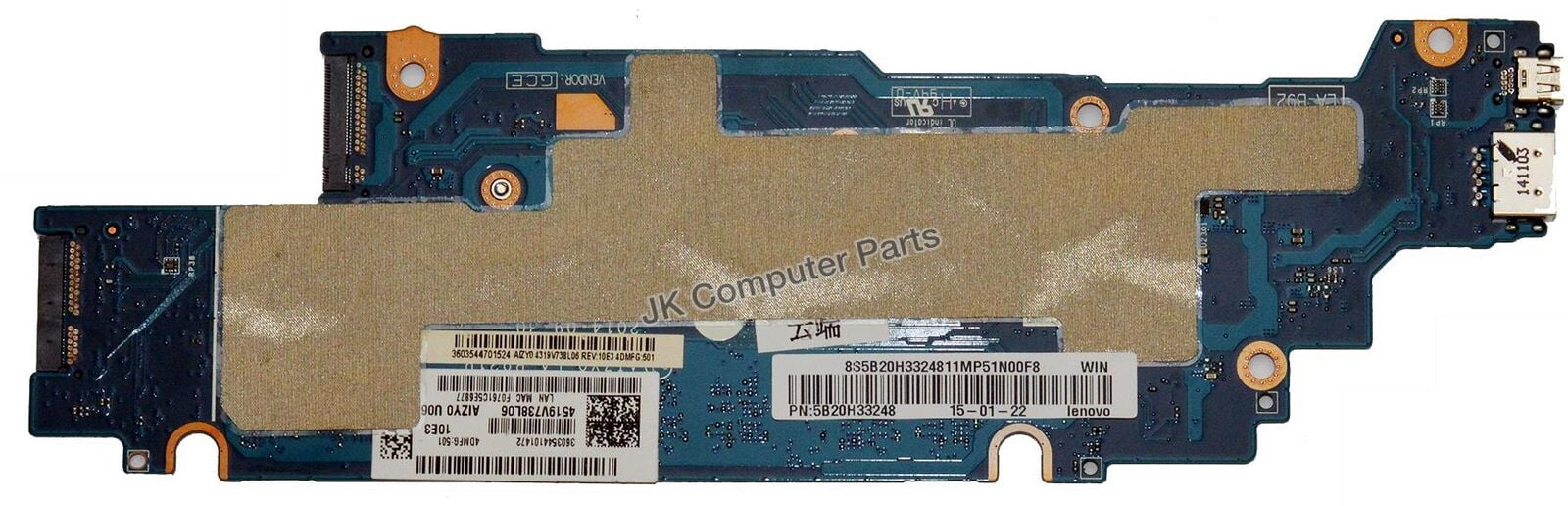 Carte Mère i7-3689Y LENOVO IDEADPAD YOGA 11s 20246 avec refroidissement