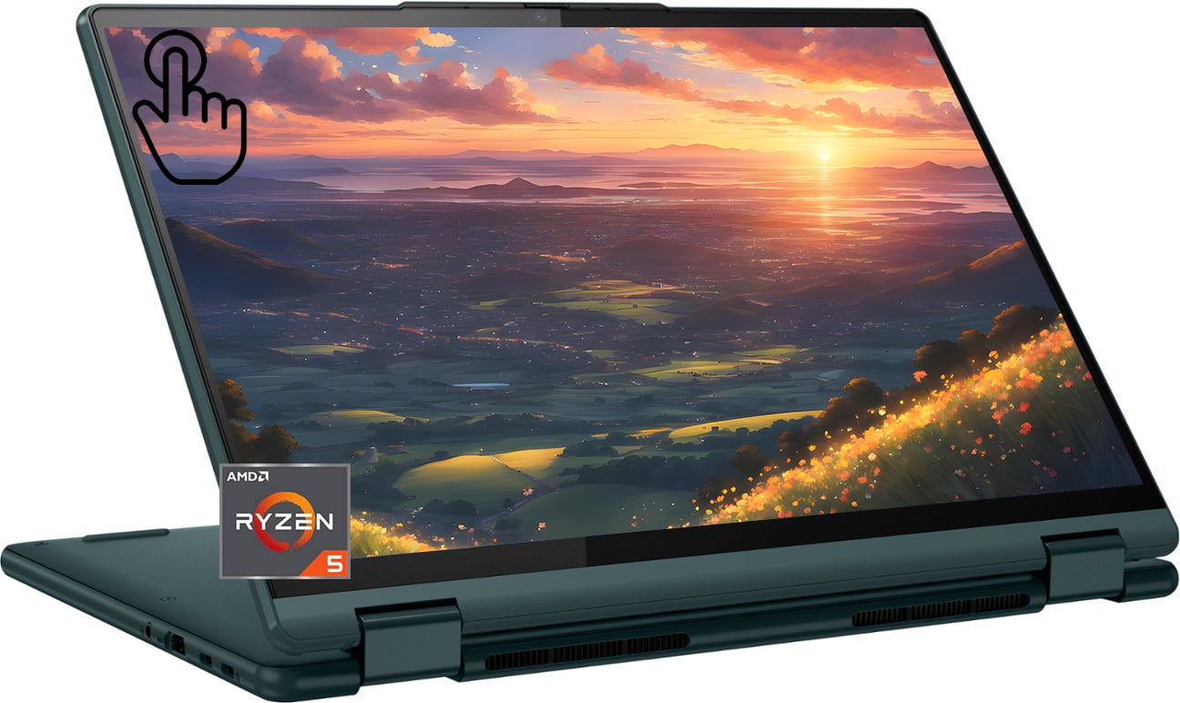 Lenovo Yoga 6 2in1 Laptop, 13.3" WUXGA IPS Touchscreen, AMD Ryzen 5