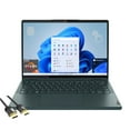 thumbnail image 1 of Lenovo Yoga 6 Touch 2-in-1 Laptop, 13.3" WUXGA Display, AMD Ryzen 5 7530U (Beat i7-11600H), 8GB RAM, 1TB PCIe SSD, Backlit KB, FP Reader, WiFi6, USB-C, HDMI, Mytrix HDMI Cable, Win 11 Pro, Dark Teal, 1 of 8