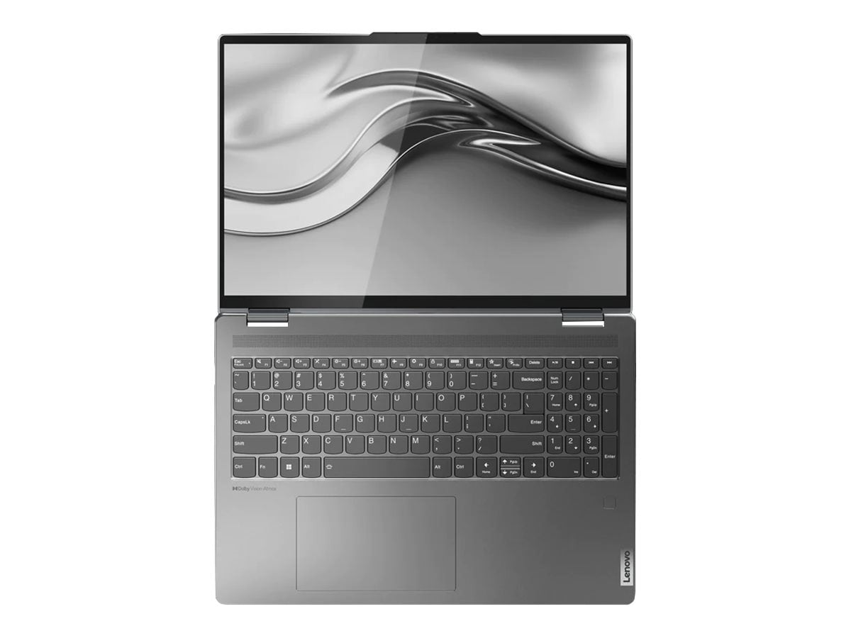 Lenovo - Yoga 7i 16" WQXGA Touch 2-in-1 Laptop - Core i5-1240P - 8GB Memory - 256GB SSD - Storm Grey