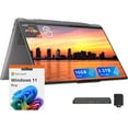 thumbnail image 1 of Lenovo Yoga 7 2-in-1 16" WUXGA Touchscreen Laptop, AMD Ryzen 7 8840HS, 16GB LPDDR5X, 2.5TB Storage (2TB SSD+512GB Docking Station Set), Backlit Keyboard, Fingerprint, Webcam, Win 11 Pro, Artic Grey, 1 of 9