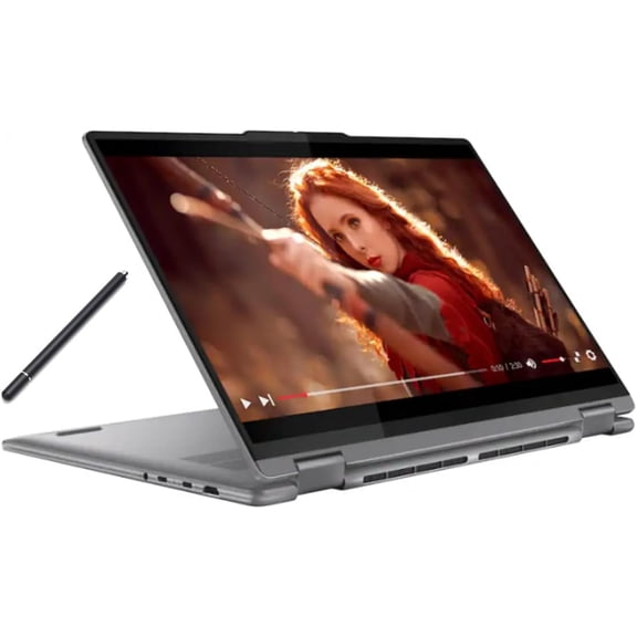 Lenovo Yoga 7 2-in-1 16" WUXGA Touchscreen Laptop |AMD Ryzen 7 8840HS|AMD Radeon Graphics|Backlit|Fingerprint|Copilot| 16GB RAM DDR5 | 1024GB SSD | Windows 11 Home | Bundle with Stylus Pen