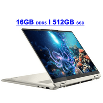 Lenovo Yoga 7 Copilot+ AI 2-in-1 Laptop 14" WUXGA OLED Touch (100% DCI-P3, 600nits HDR) AMD 8-core Ryzen AI 7 350 (Up to 50 TOPS) 16GB DDR5 512GB SSD Backlit Fingerprint WiFi7 Win11
