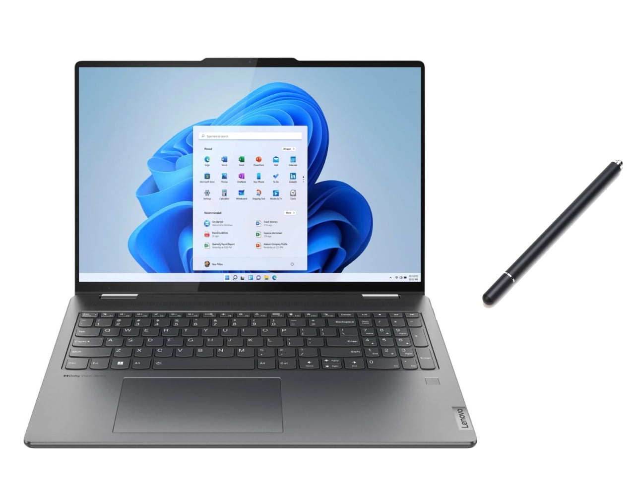 Lenovo Yoga 7i 16" WUXGA 2 in 1 Touch-Screen Laptop | Intel Core i5-1335U | Intel Iris Xe Graphics | 8GB RAM DDR5 | 512GB SSD | Backlit | Fingerprint | Windows 11 Home | Bundle with Stylus Pen