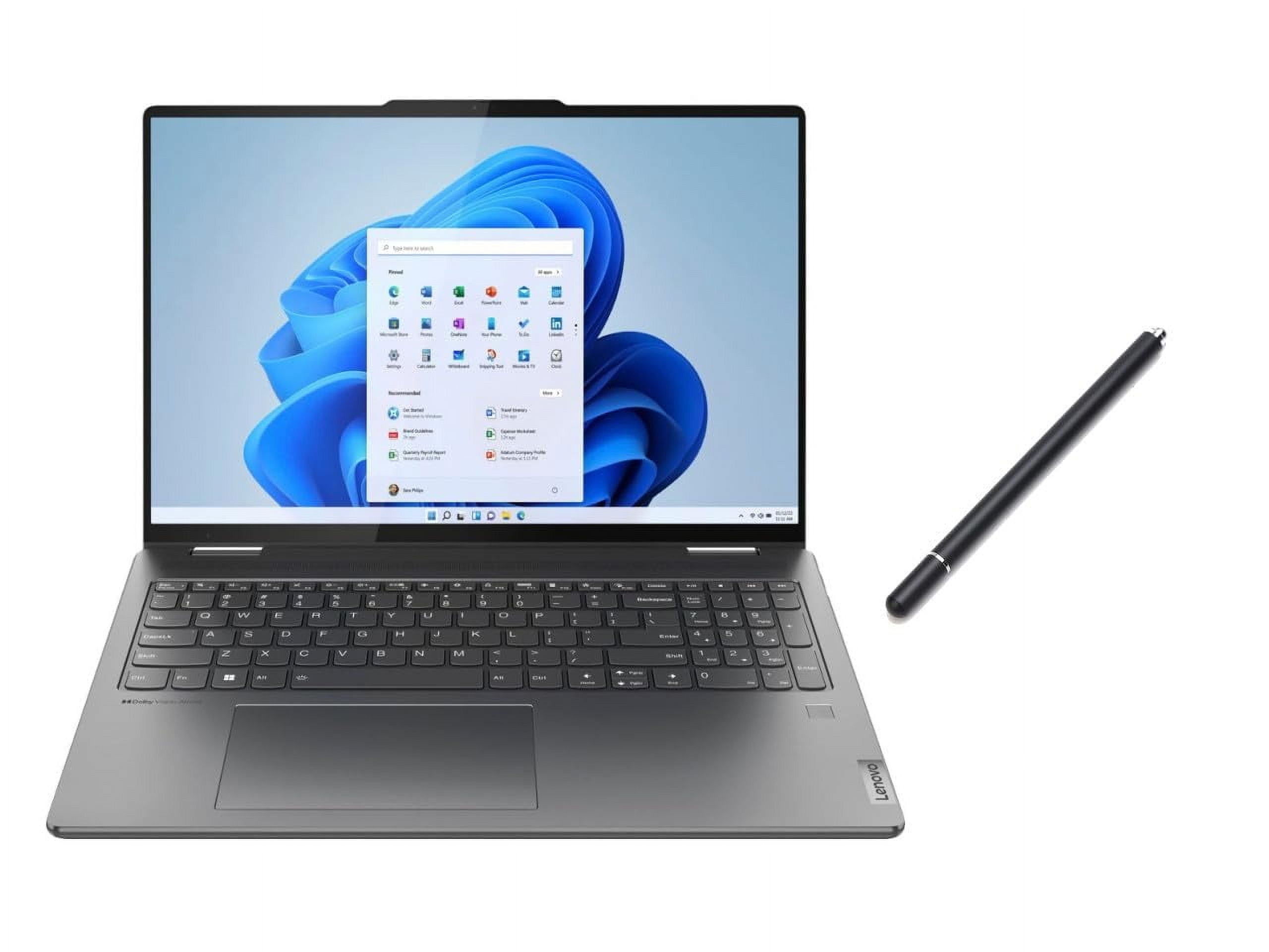 Lenovo Yoga 7i 16" WUXGA 2 in 1 Touchscreen Laptop | Intel Core i7-1335U Processor | Intel Iris Xe| 16GB RAM DDR5| 1024GB SSD |Backlit| Fingerprint | Windows 11 Home | Bundle with Stylus Pen