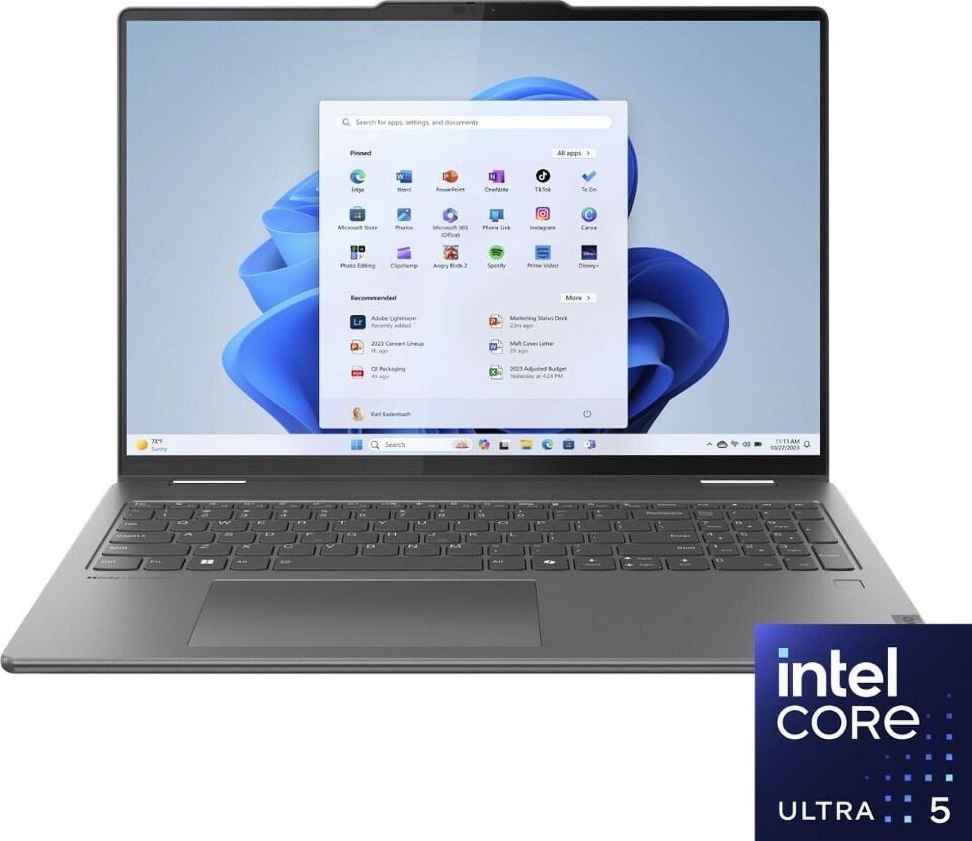 Lenovo Yoga 7i 16 WUXGA 2-in-1 Touchscreen Laptop, Intel Core Ultra 5 125U, 16GB RAM, 512GB SSD, Windows 11 Home