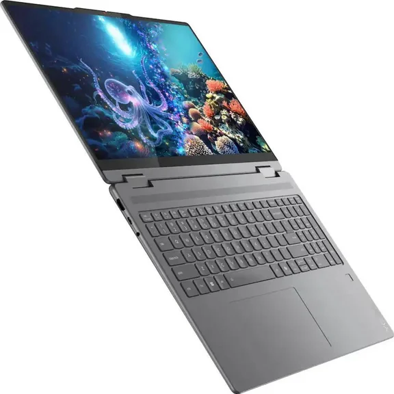 Lenovo - Yoga 7i 2-in-1 - Copilot+ PC - 16" 2K Touchscreen Laptop - Intel Core Ultra 5 Processor - 16GB Memory - 512GB SSD - Luna Grey