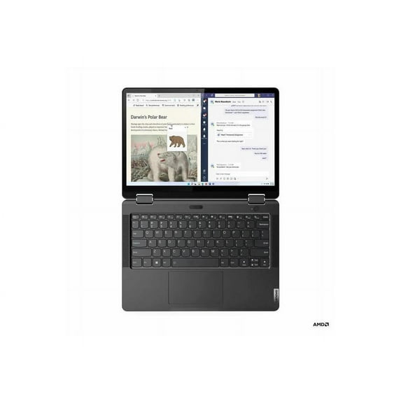 Lenovo 13w Yoga Gen 2 13.3" Touch Screen AMD Ryzen 5 7530U 8GB Memory 256 GB SSD Windows 11 Pro 82YR0009US