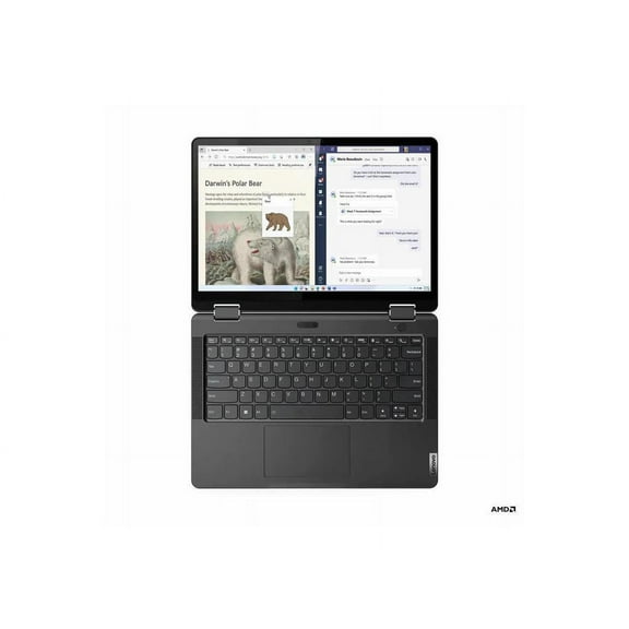 Lenovo 13w Yoga Gen 2 13.3" Touch Screen AMD Ryzen 5 7530U 8GB Memory 256 GB SSD Windows 11 Pro 82YR0009US