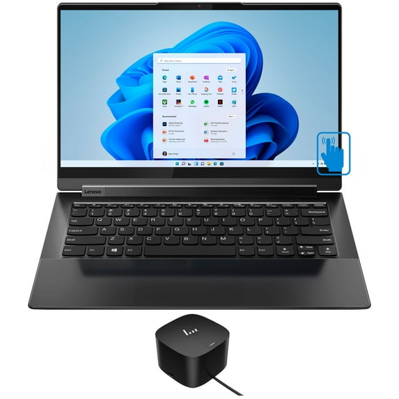 Lenovo Yoga 9i -14 Home/Entertainment 2-in-1 Laptop (Intel i7-1185G7 4-Core, 14.0in 60Hz Touch Full HD (1920x1080), Intel Iris Xe, 8GB RAM, Win 11 Home) with 120W G4 Dock