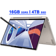 thumbnail image 1 of Lenovo Yoga 9i 14 Premium 2-in-1 Laptop 14" 2.8K OLED Touch (Glossy, 100% DCI-P3, 90Hz, Eyesafe, HDR 500) Intel 12-Core i7-1360P 16GB DDR5 4TB SSD Backlit Fingerprint Thunderbolt4 Pen Win11 Oatmeal, 1 of 8