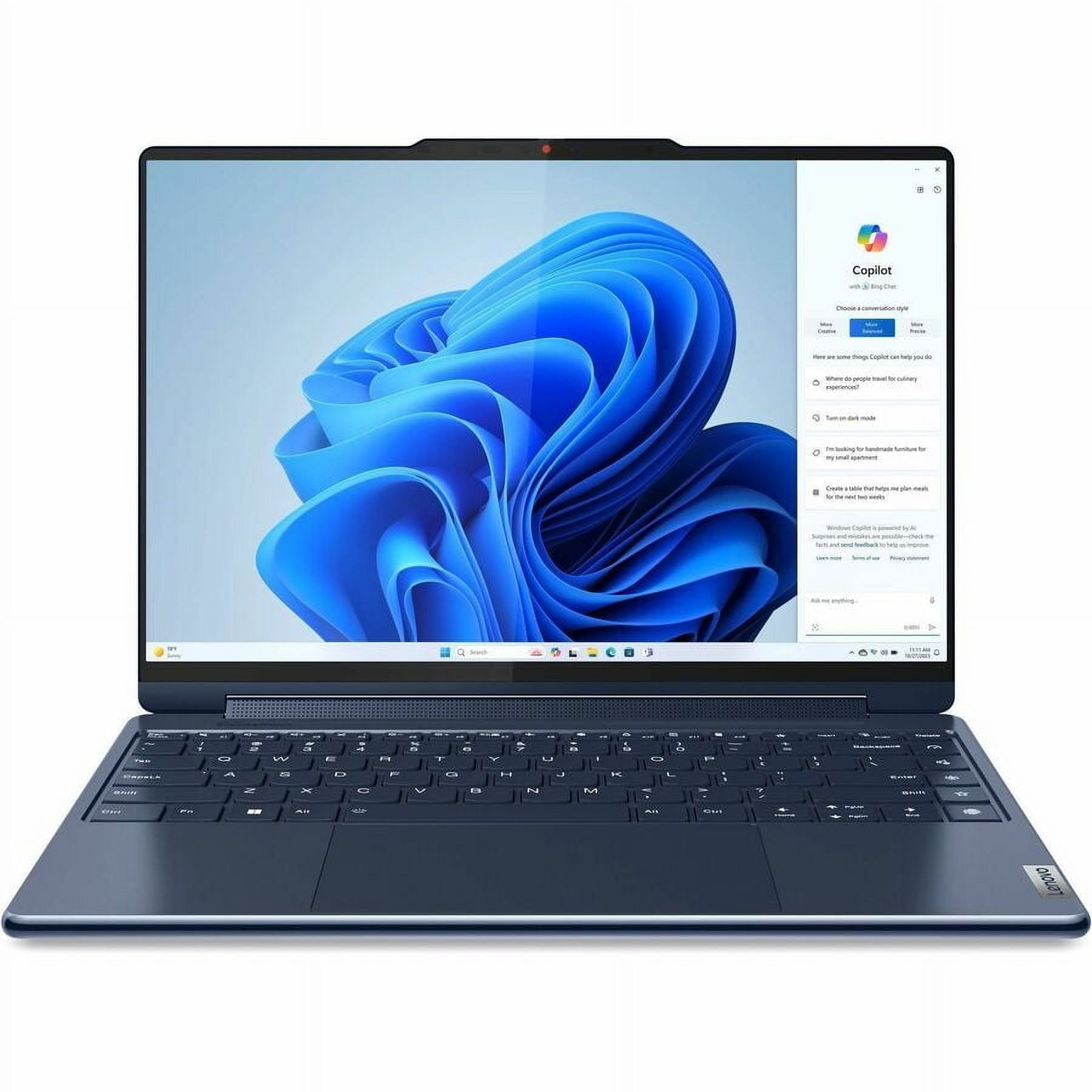 Lenovo Yoga 9 2-in-1 14IMH9 83AC - Flip design - Intel Core Ultra 7 - 155H / up to 4.8 GHz - Evo - Win 11 Home - Intel Arc Graphics - 16 GB RAM - 1 TB SSD NVMe - 14" OLED touchscreen 2880 x 1800 (2.8K) @ 120 Hz - Wi-Fi 6E, Bluetooth - cosmic blue - k