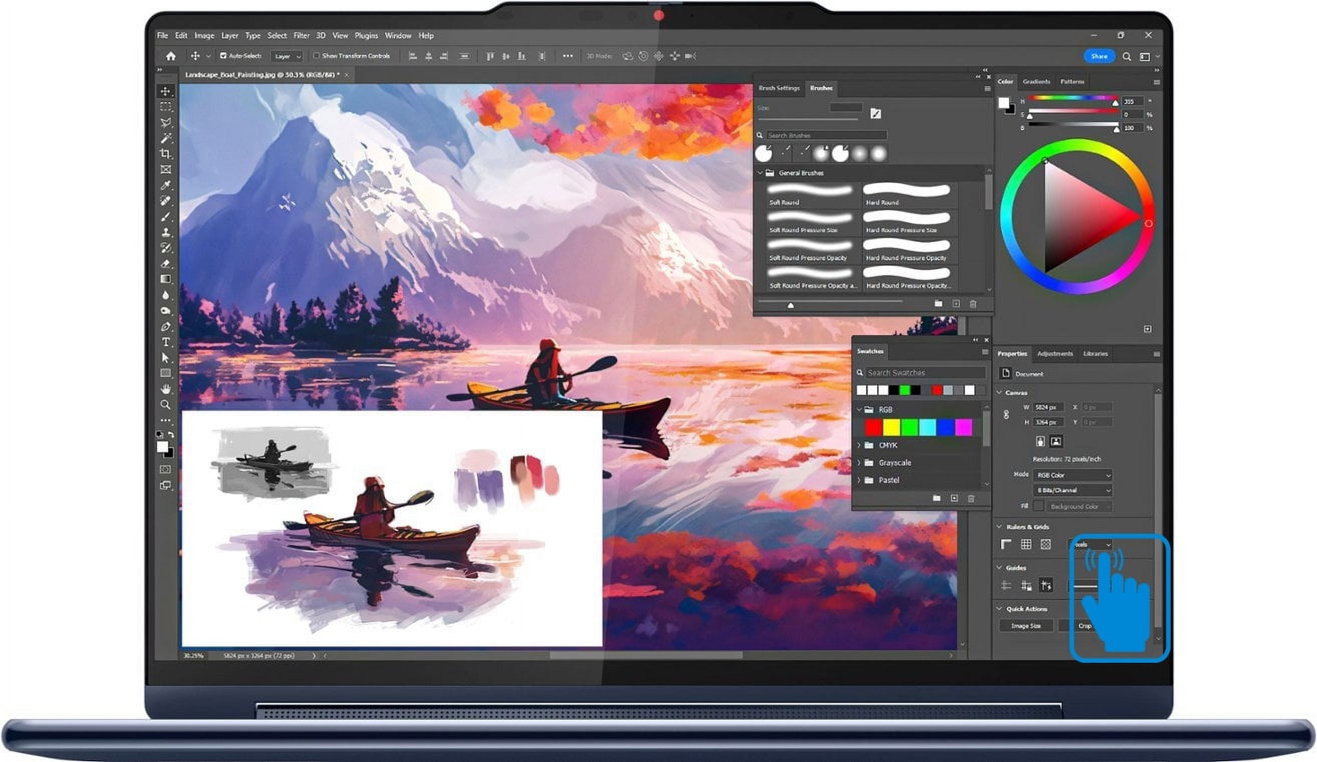 Lenovo Yoga 9i Home/Business 2-in-1 Laptop (Intel Ultra 7-155H 16-Core, 16GB LPDDR5X 7466MHz RAM, 1TB SSD, Intel Arc, 14.0in 120 Hz Touch 2.8K (2880x1800), Active Pen, Fingerprint, Win 11 Home)