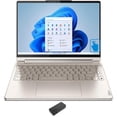 thumbnail image 1 of Lenovo Yoga 9i Home/Business 2-in-1 Laptop (Intel i7-1360P 12-Core, 14.0in 60 Hz Touch 2.8K (2880x1800), Intel Iris Xe, 16GB LPDDR5 5200MHz RAM, 2TB PCIe SSD, Win 11 Pro) with USB-C Dock, 1 of 7