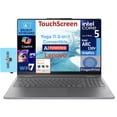 thumbnail image 1 of Lenovo Yoga AI Powered 2-in-1 Laptop 16.0in Touchscreen IPS WUXGA Display (Intel Ultra 5-226v, 16GB LPDDR5X, 1TB M.2 PCIe SSD, Backlit KB, Win 11 Pro) w/Microsoft 365 Personal , DKZ USB Port Expander, 1 of 8