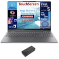 thumbnail image 1 of Lenovo Yoga AI Powered 2-in-1 Laptop 16.0in Touchscreen IPS WUXGA Display (Intel Ultra 5-226v, 16GB LPDDR5X, 2TB M.2 PCIe SSD, Backlit KB, Fingerprint, 2 Thunderbolt 4, Win 11 Pro) w/USB-C Dock, 1 of 8