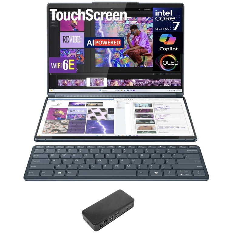 Lenovo Yoga Book 9i AI PC 2-in-1 Laptop 13.3in Touchscreen OLED