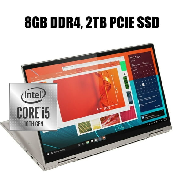 Lenovo Yoga C740 2 in 1 2020 Premium Laptop I 10th Gen Intel 4-Core i5-10210U I 14" FHD IPS Touchscreen I 8GB DDR4 2TB PCIe SSD I Backlit KB FP Win 10