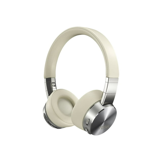 Lenovo Yoga - Headphones with mic - on-ear - Bluetooth - wireless - active noise canceling - mica