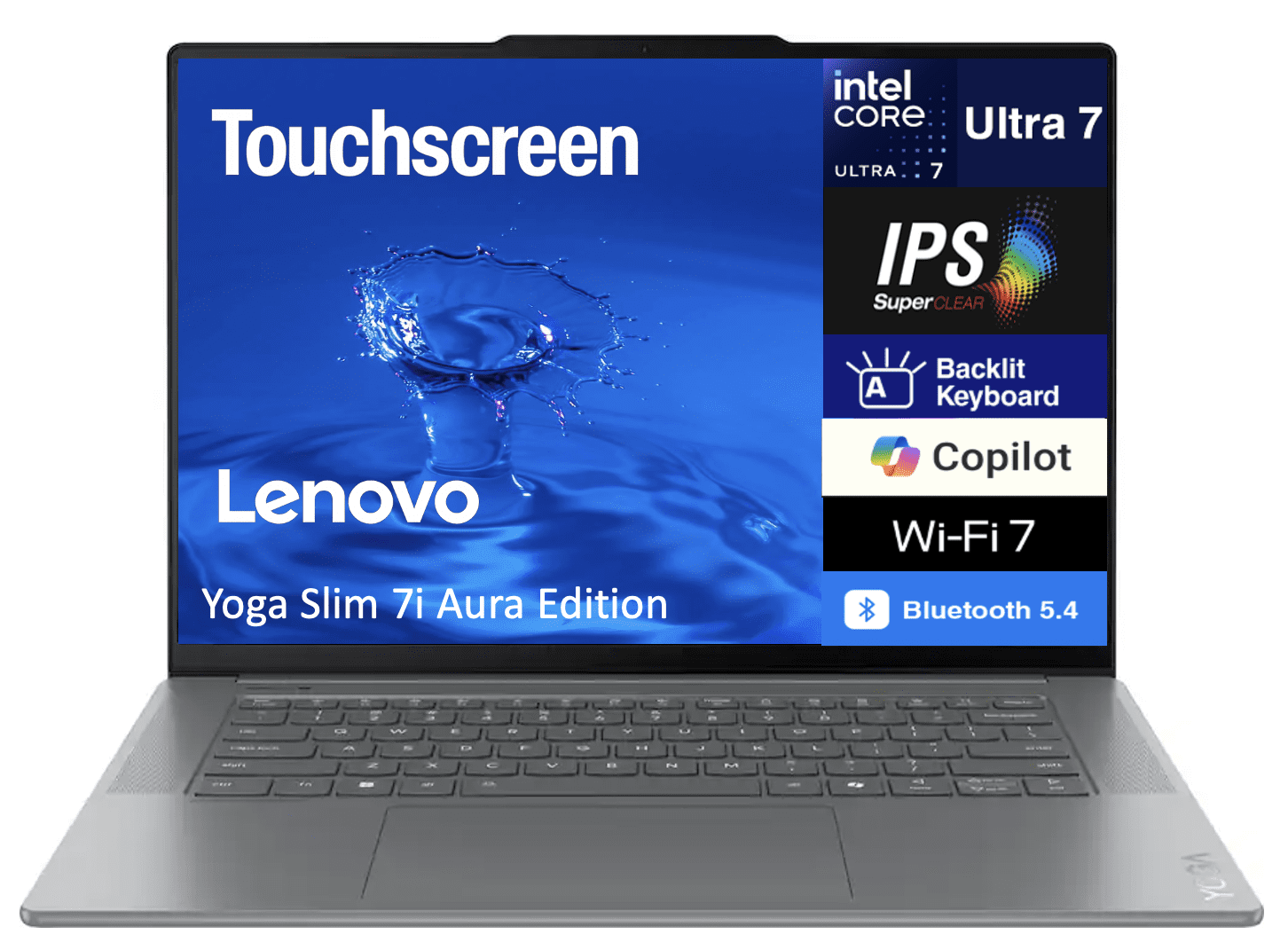 Lenovo Yoga Slim 7i Aura Edition Copilot + Laptop 15.3in IPS 2.8K