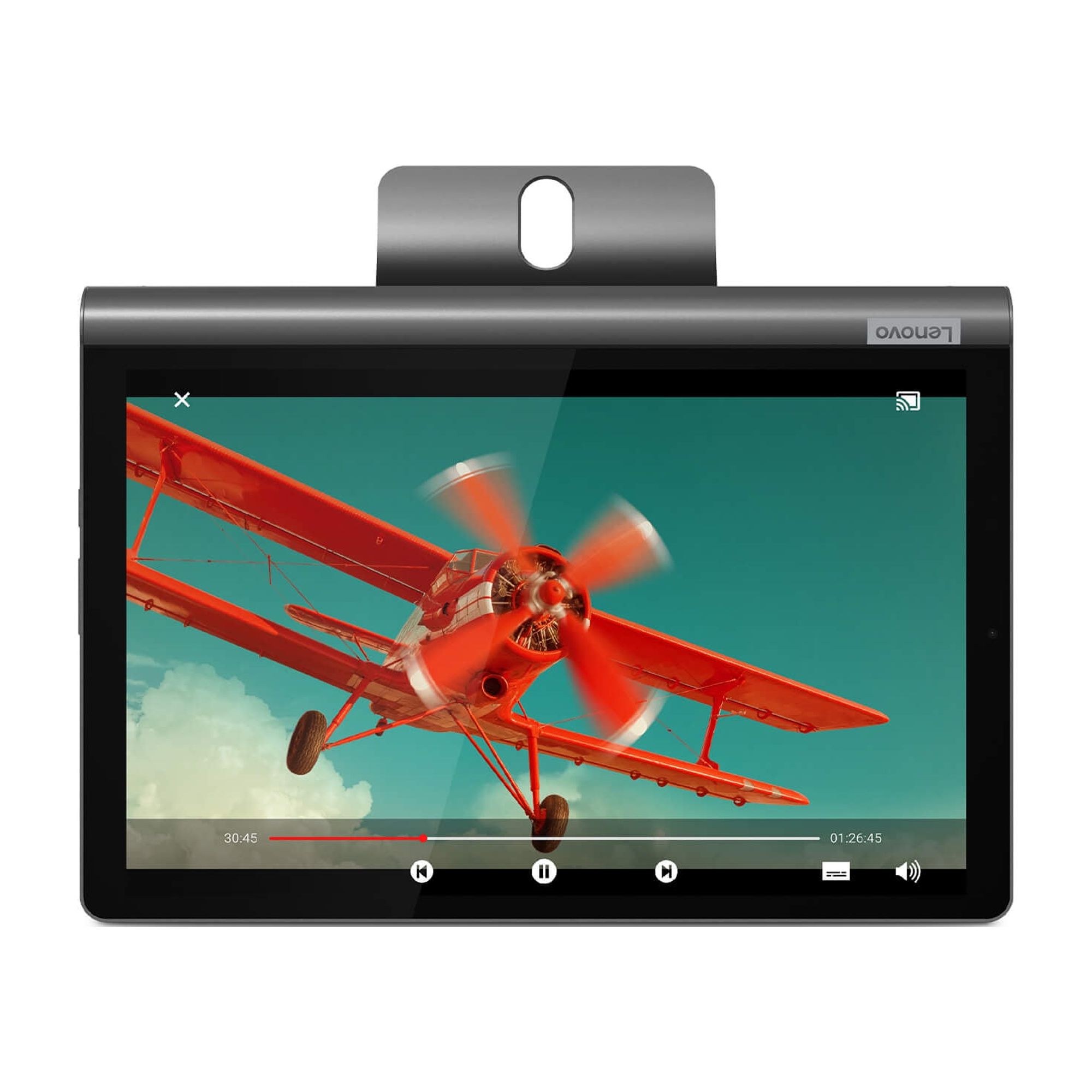 Lenovo Yoga Smart Tab in Gray, 10.1" FHD IPS Touch, 4GB, 64GB eMMC, Android Pie - image 1 of 5