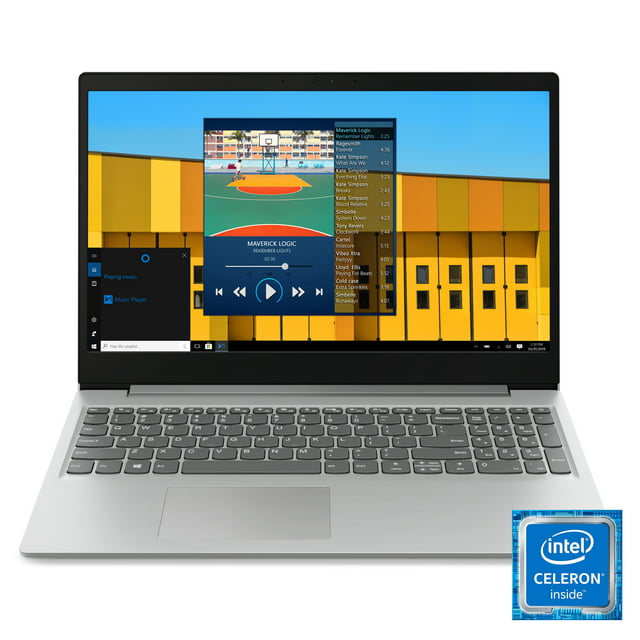 Lenovo ideapad S145 15.6" Laptop, Intel Celeron 4205U Dual-Core Processor, 4GB Memory, 128GB Solid State Drive, Windows 10 - Grey - 81MV00FGUS