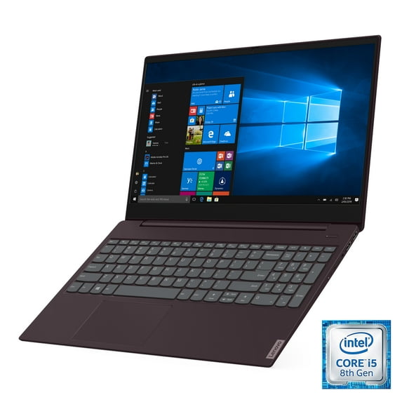 Lenovo ideapad S340 15.6" Laptop, Intel Core i5-8265U Quad-Core Processor, 8GB Memory, 512GB Solid State Drive, Windows 10 - Dark Orchid - 81N800SLUS