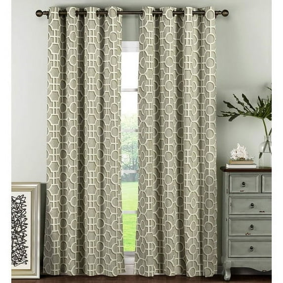 Lenox 100% Cotton Extra Wide Curtain Panel Pairs