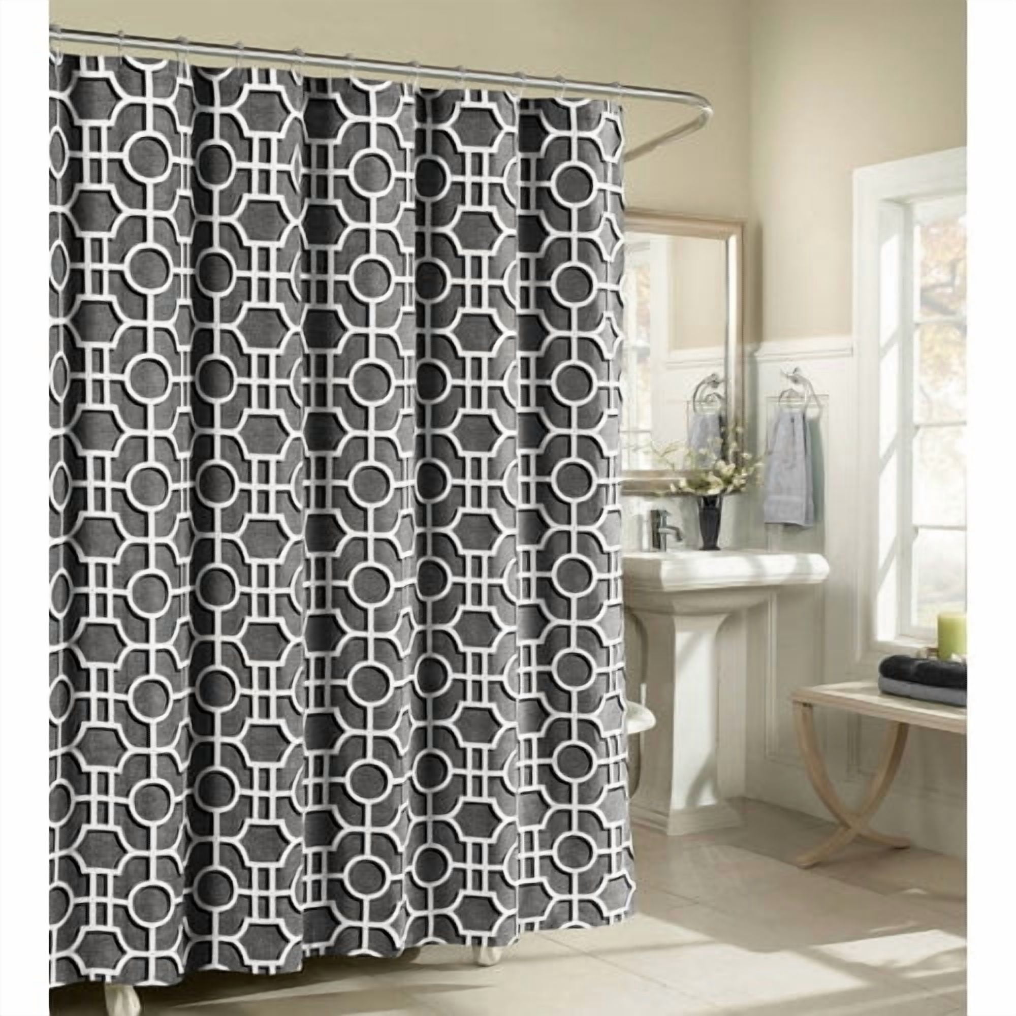 Bath Studio London Cotton Single Shower Curtain