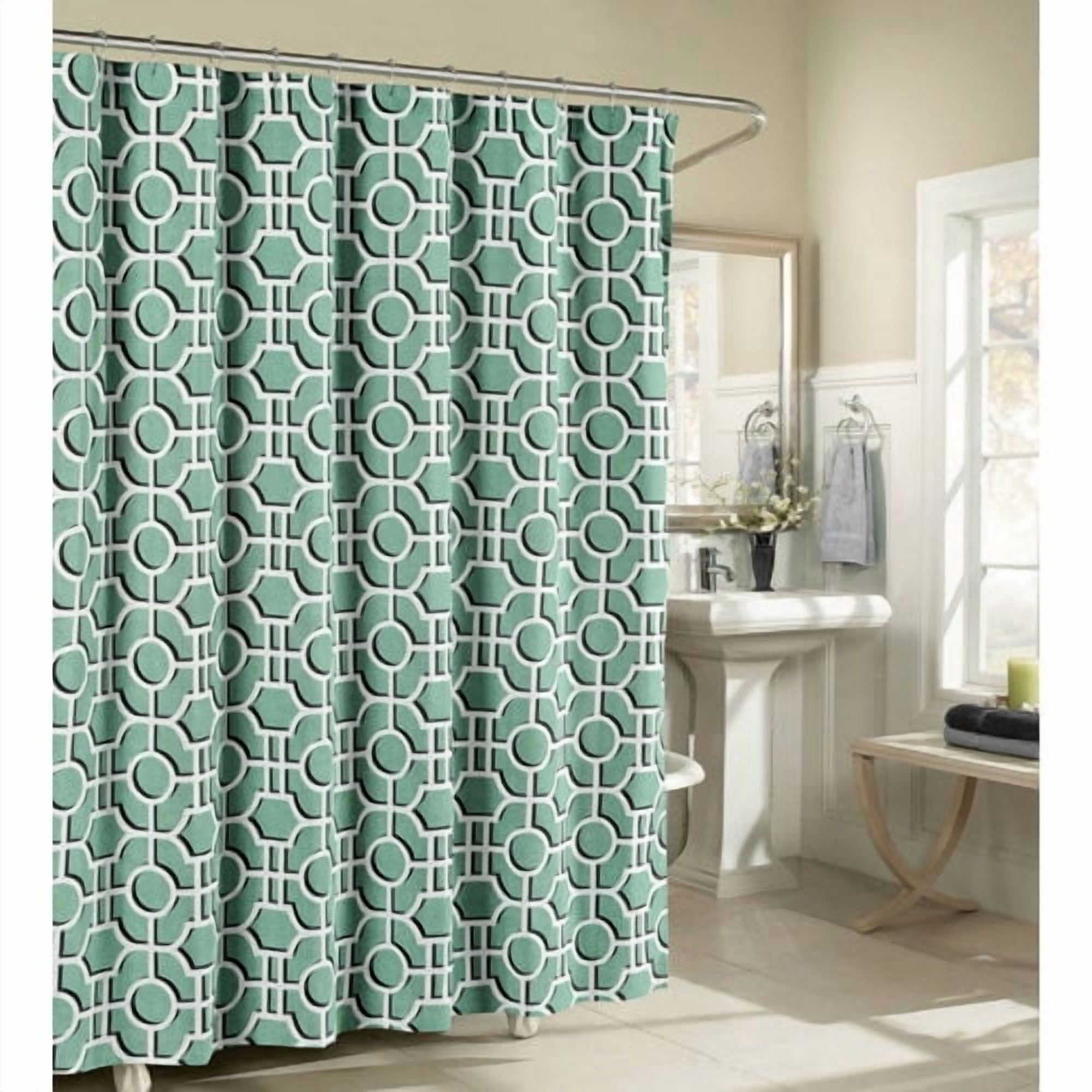 Bath Studio London Cotton Single Shower Curtain