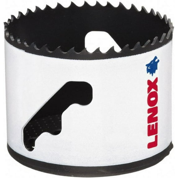Lenox 2-5/8" Diam, 1-1/2" Cutting Depth, Hole Saw Bi-Metal Saw, Toothed Edge