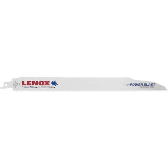 LENOX Tools Demolition Reciprocating Saw Blade with Power Blast Technology, Bi-Metal, 12-inch, 6 TPI, 2/PK