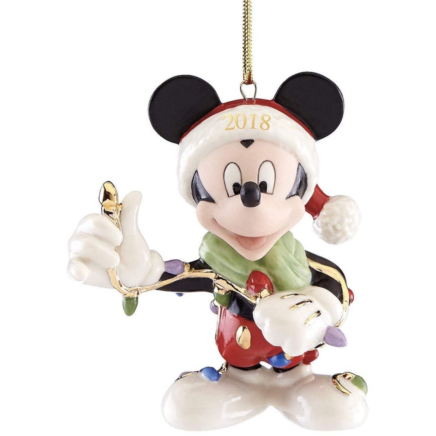 Lenox 2018 Merry and Bright Mickey Ornament