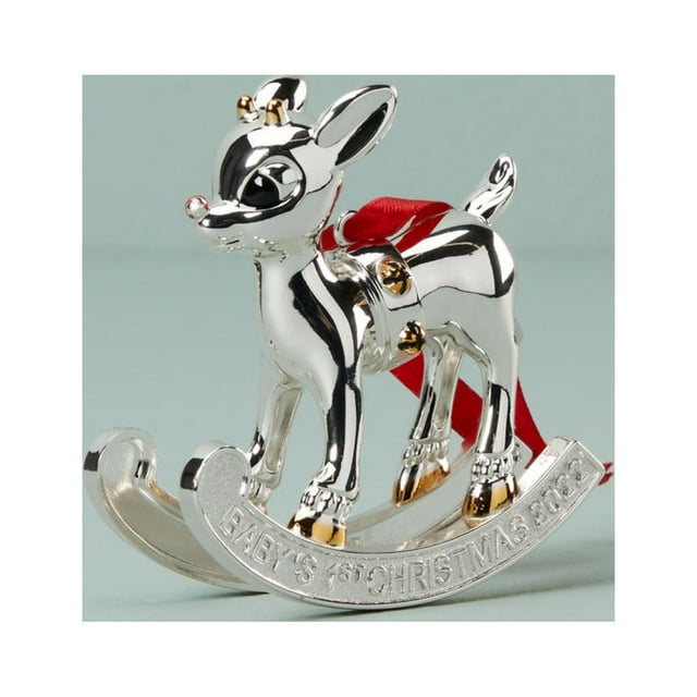 Lenox 2022 Baby's First Christmas Rudolph Ornament