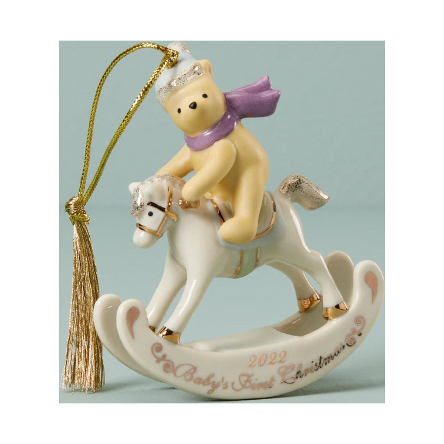 Lenox 2022 Winnie the Pooh Baby's 1st Xmas Ornament