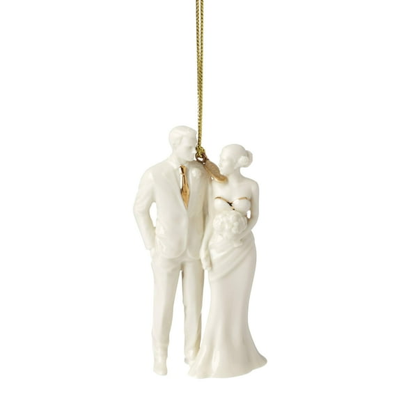 Lenox 2024 Bride and Groom Ornament, 4.5-inch Height, Porcelain, Home, Home Décor