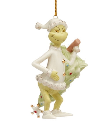 Lenox 2024 Grinch Stealing Tree Porcelain Ornament
