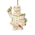 thumbnail image 1 of Lenox 2025 Snowman with Stocking Ornament, 1 of 1