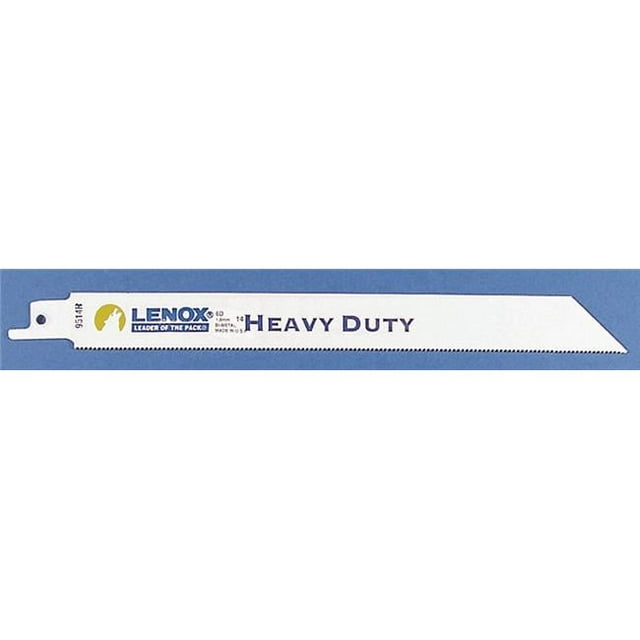 Lenox 20511-9514R 2 Count 9 in. 14 TPI Metal Heavy Duty Reciprocating Saw Blades