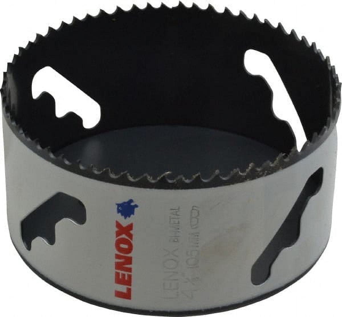 Lenox 4-1/8" Diam, 1-1/2" Cutting Depth, Hole Saw Bi-Metal Saw, Toothed Edge