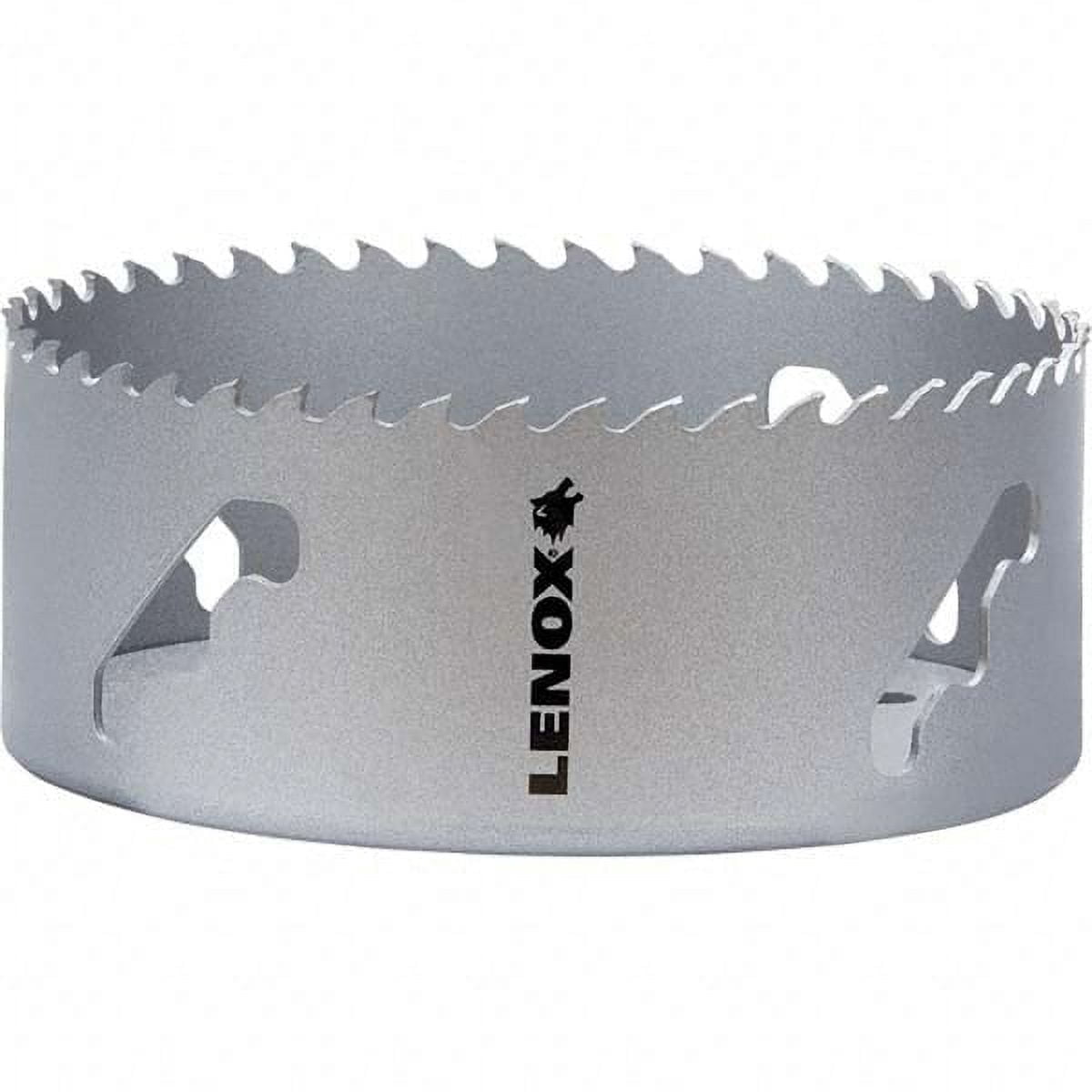 Lenox 5" Diam, 1-1/2" Cutting Depth, Hole Saw Carbide-Tipped Saw, Toothed Edge
