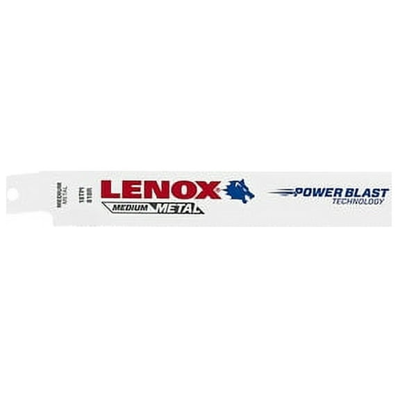 Lenox 8 in. Bi-Metal Reciprocating Saw Blade 18 TPI 25 pk