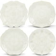 thumbnail image 1 of Lenox French Perle White 4-Piece Assorted Dessert Plate Set, 1 of 4